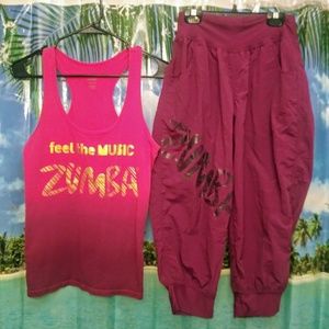 Zumba Tank Top & Capri Pant Set
